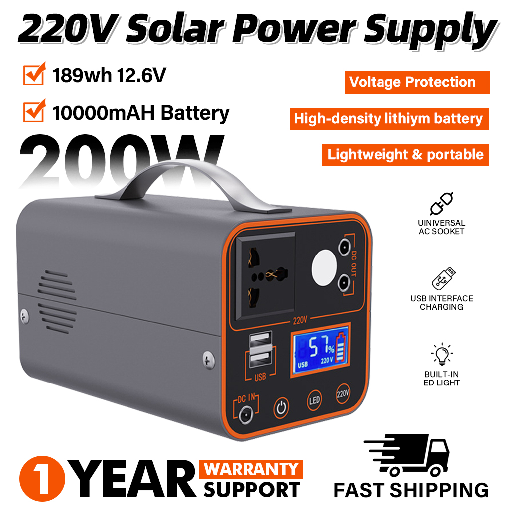 200W Portable Power Station 22 - Outdoor Power Bank With Ac Outlet review and price