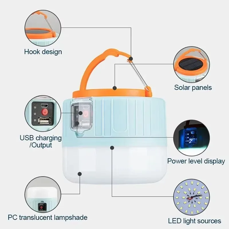 Solar Camping Lantern Recharge - Outdoor Powerbank review and price