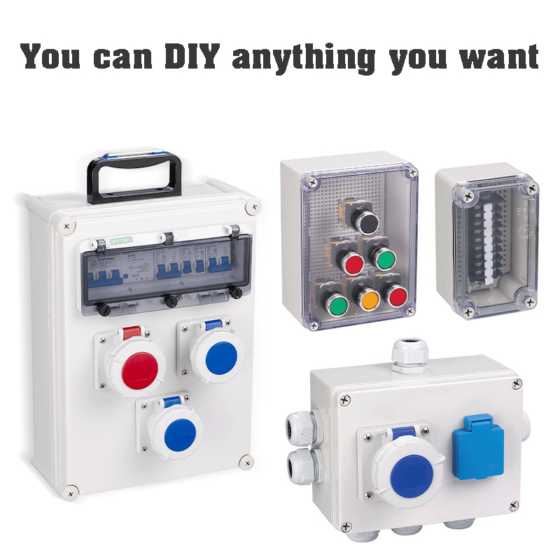 F-type transparent waterproof  - Outdoor Power Supply Box review and price
