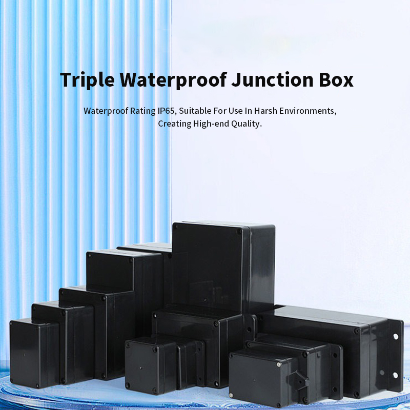 Type F Black Waterproof Juncti - Outdoor Power Supply Box review and price