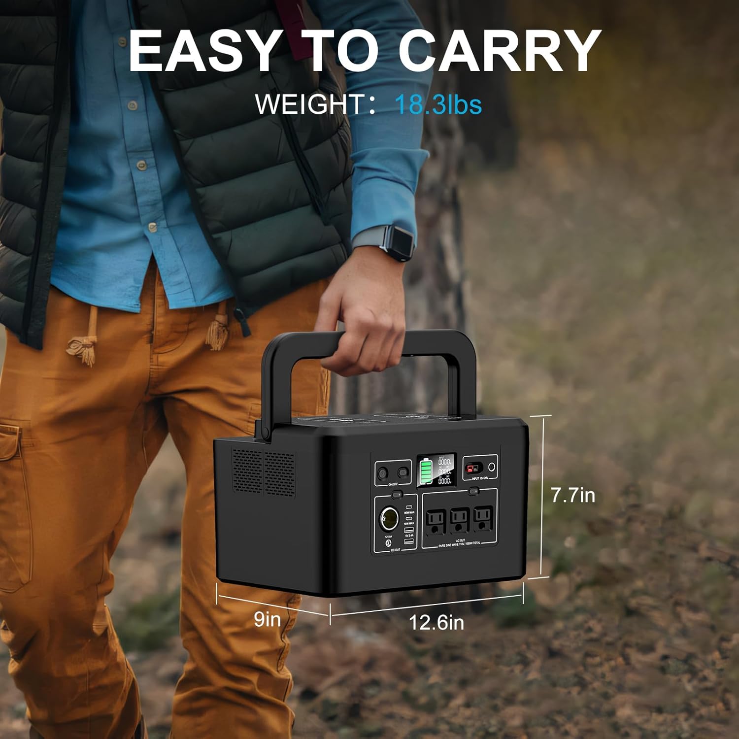 200000mAh 800W Portable Power  - Outdoor Power Bank With Ac Outlet review and price