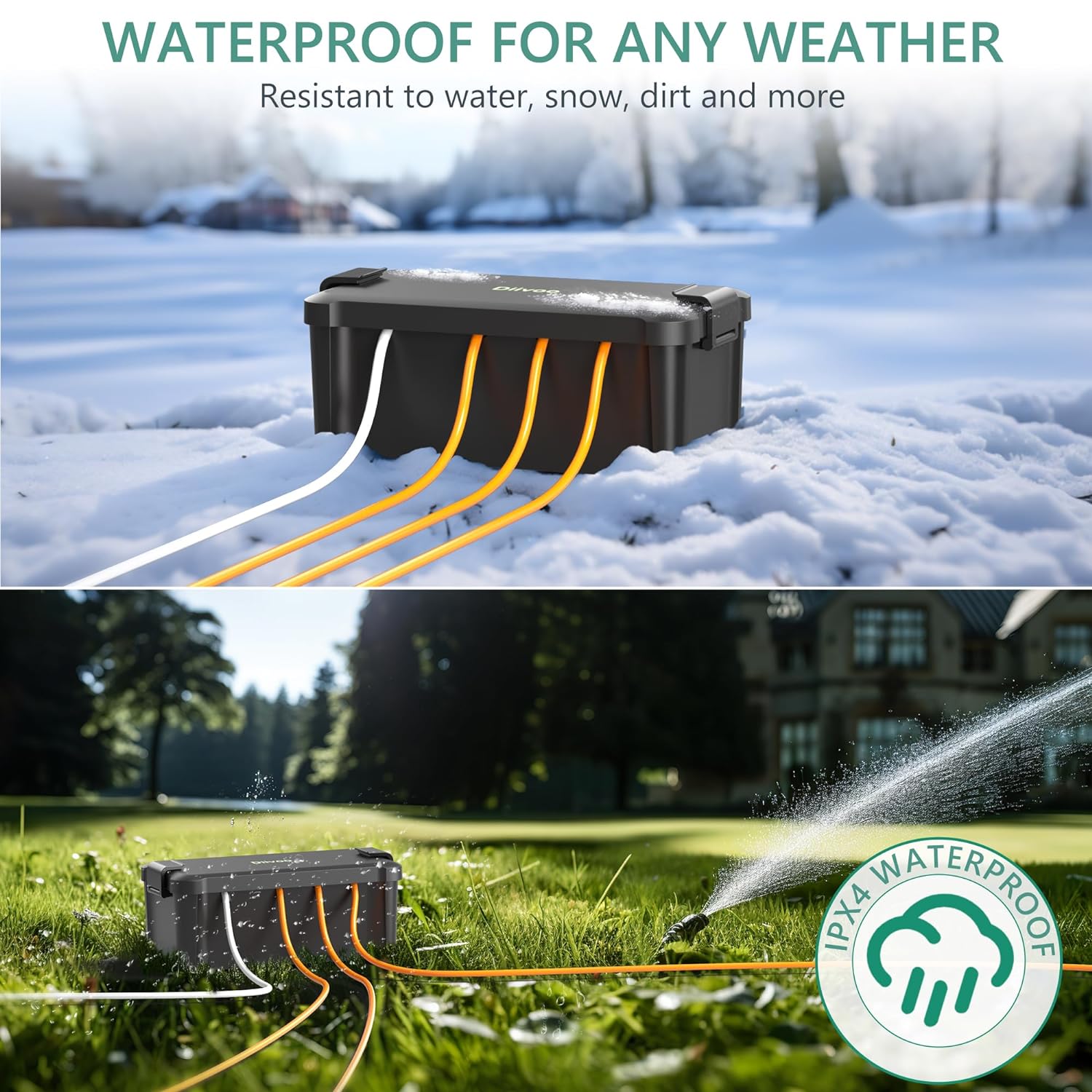 Diivoo Outdoor Waterproof Elec - Outdoor Power Supply Box review and price