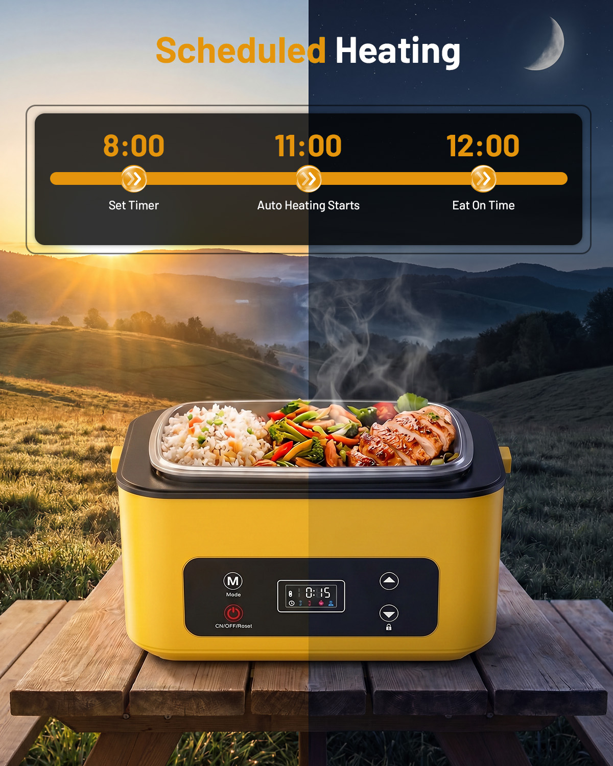 TaskStar Portable Heated Lunch - Outdoor Power Supply Box review and price