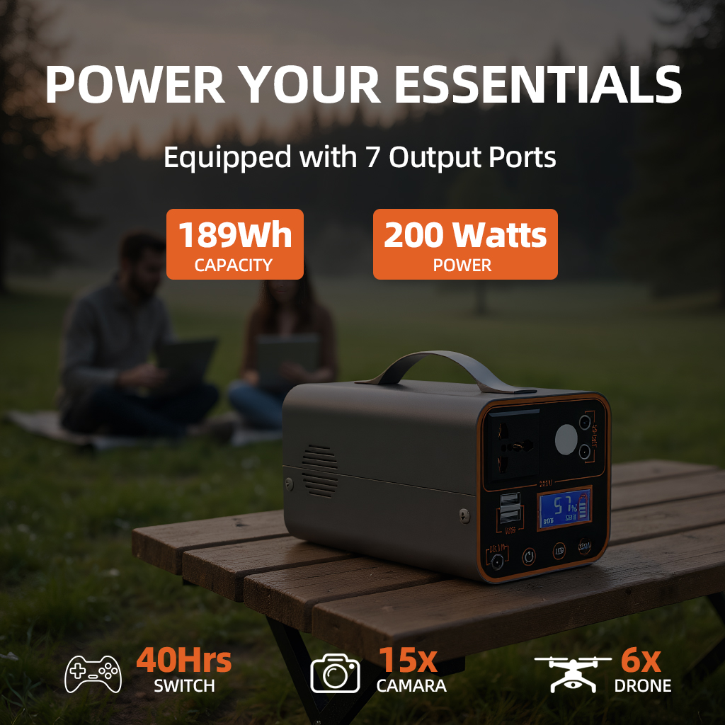 350W Portable Power Station 22 - Outdoor Power Bank With Ac Outlet review and price