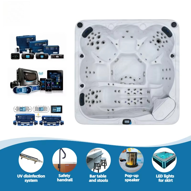 Freestanding Acrylic 6-Person  - Outdoor Power For Hot Tub review and price